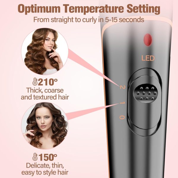 BESTOPE PRO Waver Curling Iron - 3 Barrel Hair Crimper Iron, 5 in 1 Curling - Image 6