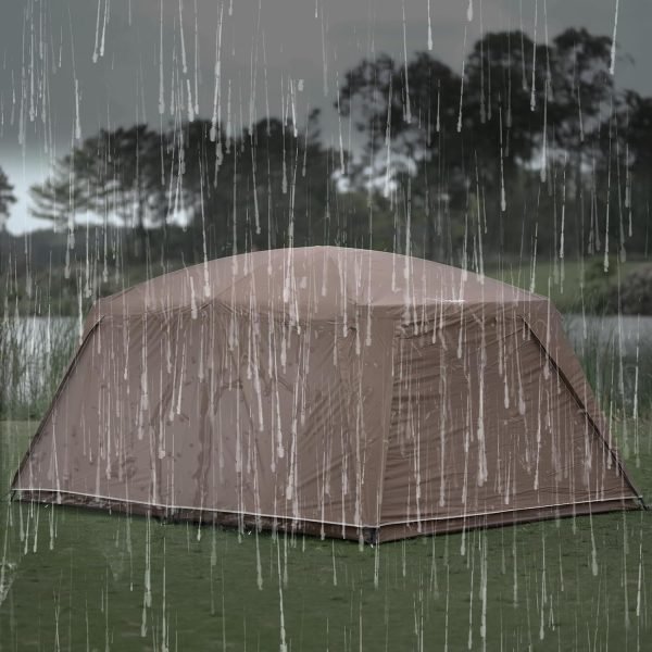 Vidalido 8-10 Person Camping Tent with 3 Door 2 Room Large Family Cabin - Image 7