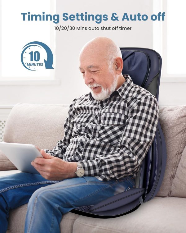 COMFIER Shiatsu Back Massager with Heat for Pain Relief Deep Tissue, - Image 6