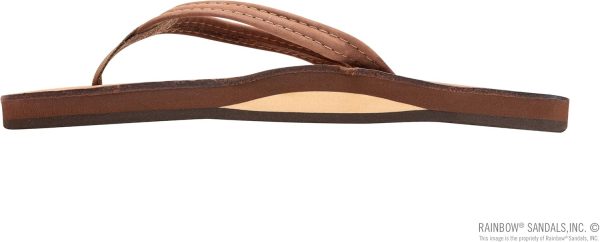 Rainbow Sandals Ladies Luxury Leather - Single Layer Arch Support With 1/2" - Image 2