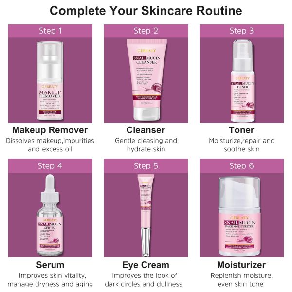 Christmas Gifts for Women,Skin Care Set,Anti-Aging Moisturizing Repair - Image 5