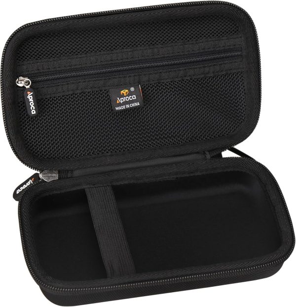 Aproca Black Portable Hard Storage Case, for Morfec Power Bank Fast - Image 2