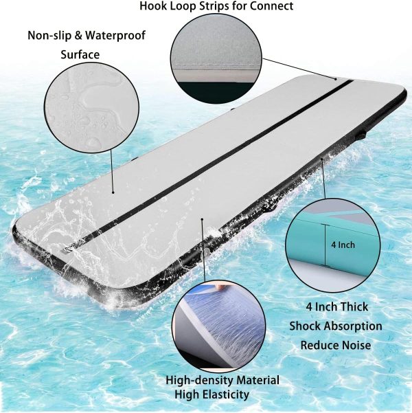DOBESTS Inflatable Gymnastic Mat Air Track Tumbling Mat 6.6ft 10ft 13ft - Image 3