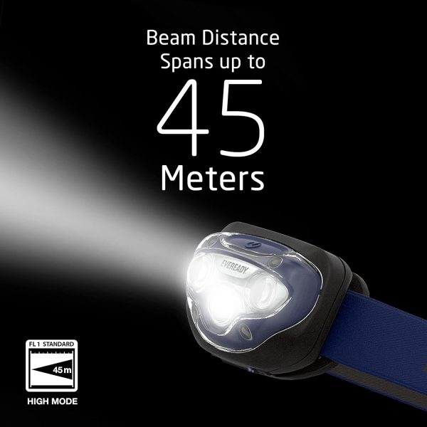 EVEREADY LED Headlamps Pro200 [5-Pack], IPX4 Water Resistant, Bright and - Image 3