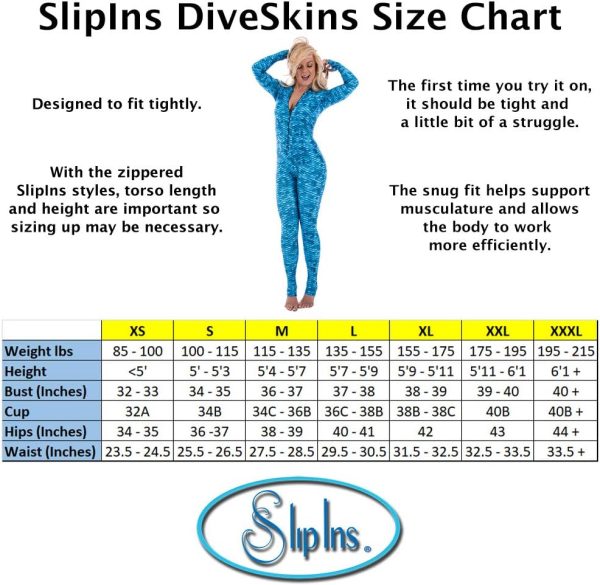 Slip Ins DiveSkins Zippered Full Body Diving Skin with Rash Guard, UV - Image 6