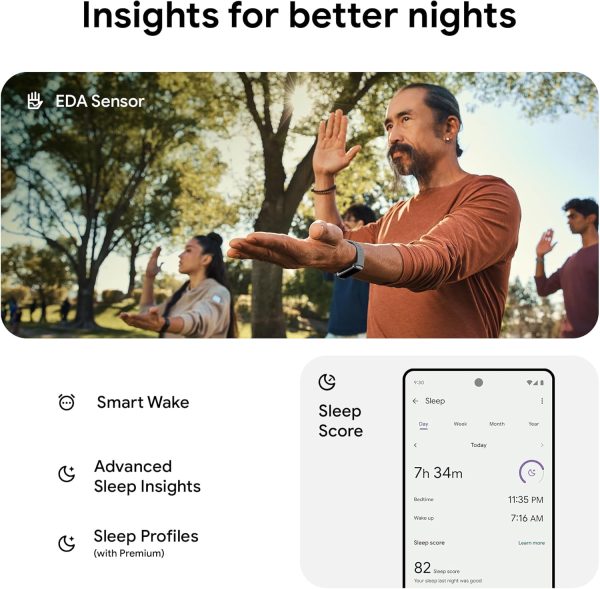 Fitbit Charge 6 Fitness Tracker with Google apps, Heart Rate on Exercise - Image 7