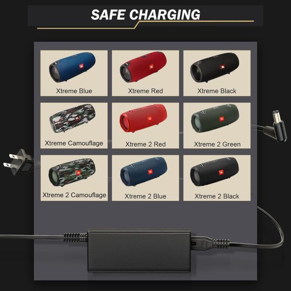 Punasi 19V Replacement for JBL Xtreme 2 Charger/Boombox 2/ Extreme 2/ JBL - Image 2