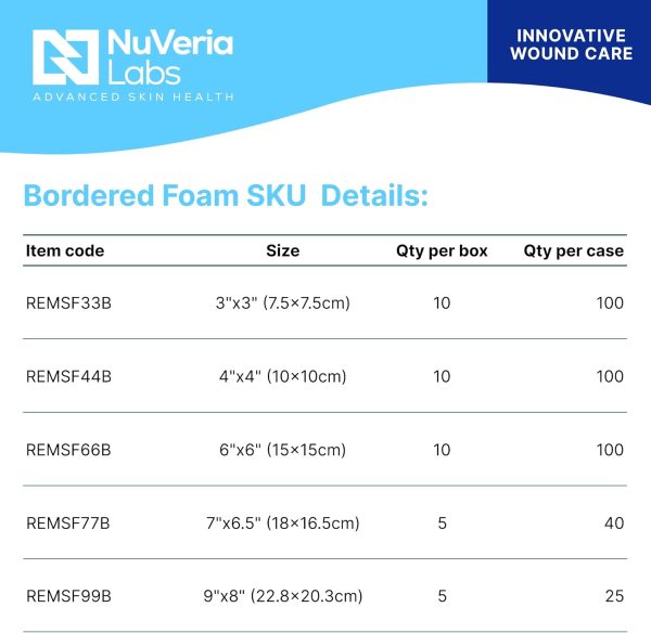 Hospital Grade Bordered Silicone Foam Wound Dressing - Gentle Silicone - Image 6