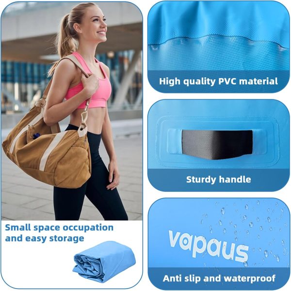 Vapaus Gymnastics Air Barrel Inflatable Tumbling Roller Mat Back Handspring - Image 3