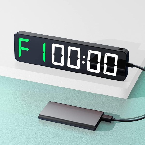 Gym Timer 15" Large LED Display Wall Clock | Interval Workout | Countdown & - Image 5