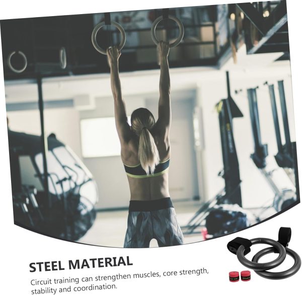 BESPORTBLE 2 Rings Dumbbell Rack Equipment Ring Fit Gym Adjustable Dumbbell - Image 6
