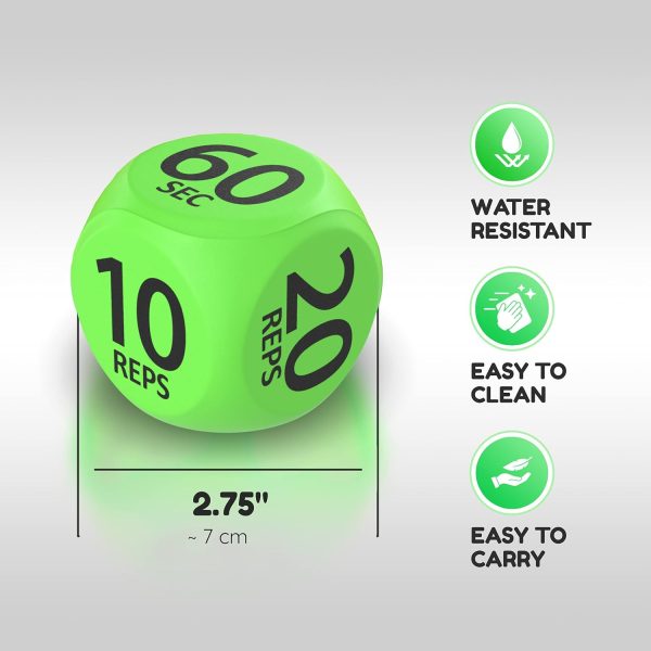 Skywin-Exercise Dice, Fun Workout Dice for Solo or Group Classes, 6-Sided - Image 6