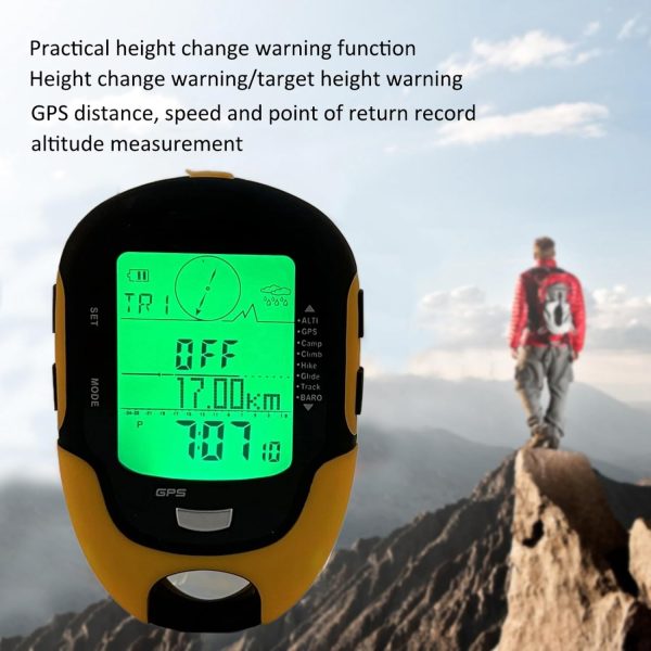 GPS Navigation Portable Handheld Digital Navigation Altitude Meter - Image 3