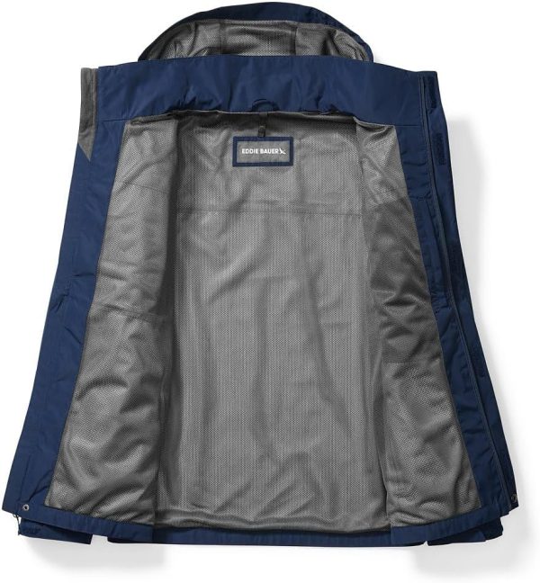 Eddie Bauer Men's Packable Rainfoil Waterproof Rain Jacket - Image 3
