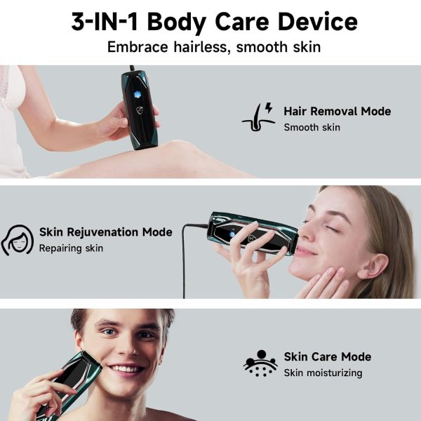 JOVS X IPL Hair Removal for Women and Men, 3-in-1 Hair Removal Device with - Image 2