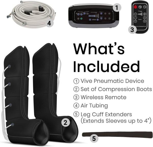 Vive Leg Recovery System for Athletes - Sequential Compression Device SCD - Image 4