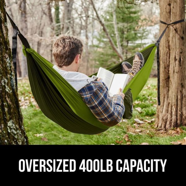 Gorilla Grip Durable Portable Camping Hammock, Holds 400lbs with Heavy Duty - Image 3
