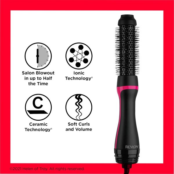 Revlon One Step Root Booster Round Brush Dryer and Hair Styler | Fight - Image 4