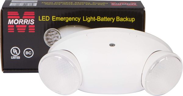 Morris Products Micro LED Emergency Light – White, Standard Self-Diagnostic - Image 4