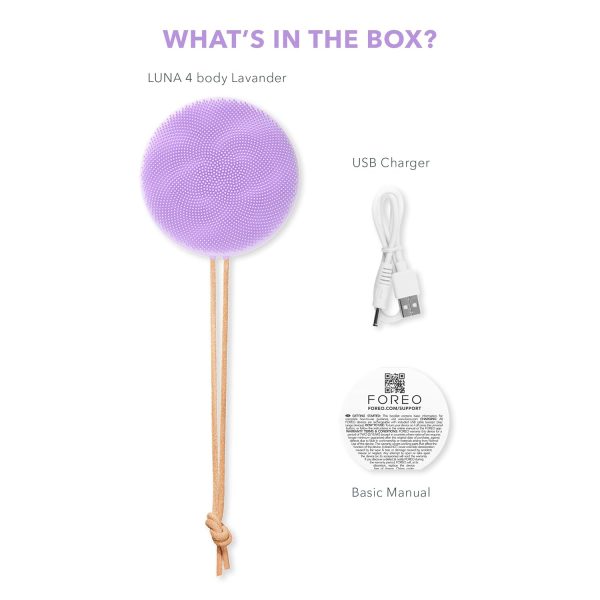 FOREO Luna 4 Body Brush - Exfoliating Body Scrubber - Premium Lymphatic - Image 6