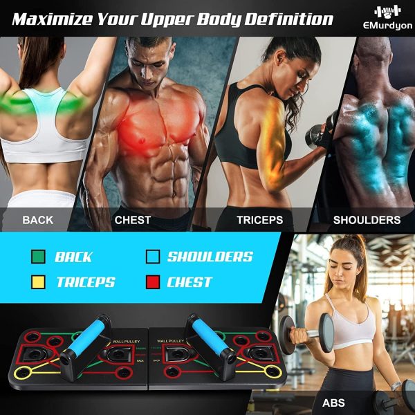 Push Up Board with Sit up Stand. Multifunctional Push Up Board with - Image 2