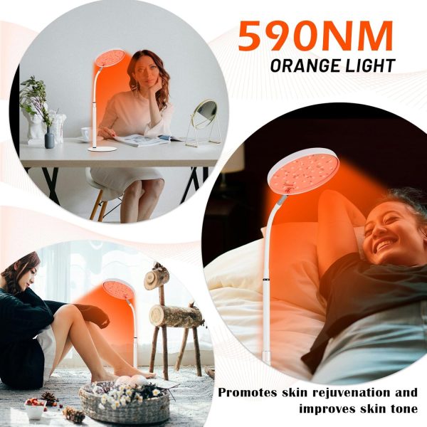 Red Light Therapy Lamp for Face- Facial and Body Treatment with Adjustable - Image 5