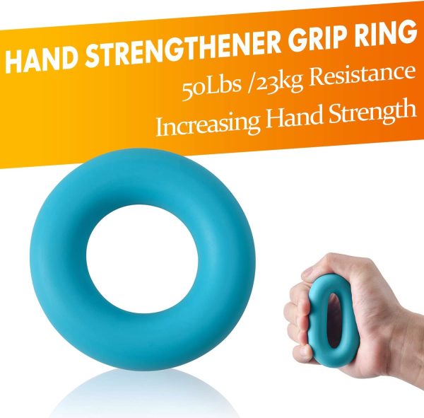 Grip Strength Trainer 7 Pack Adjustable Hand Gripper, Finger Stretcher - Image 5