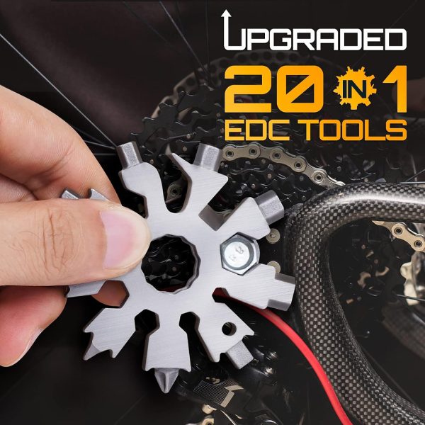Snowflake Multi Tools Gifts for Men Christmas Stocking Stuffers for Men - Image 2