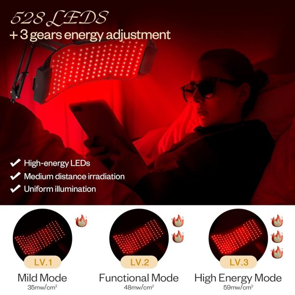 Multifunction Red Light Therapy for Body and Face, 850nm Near-Infrared - Image 4