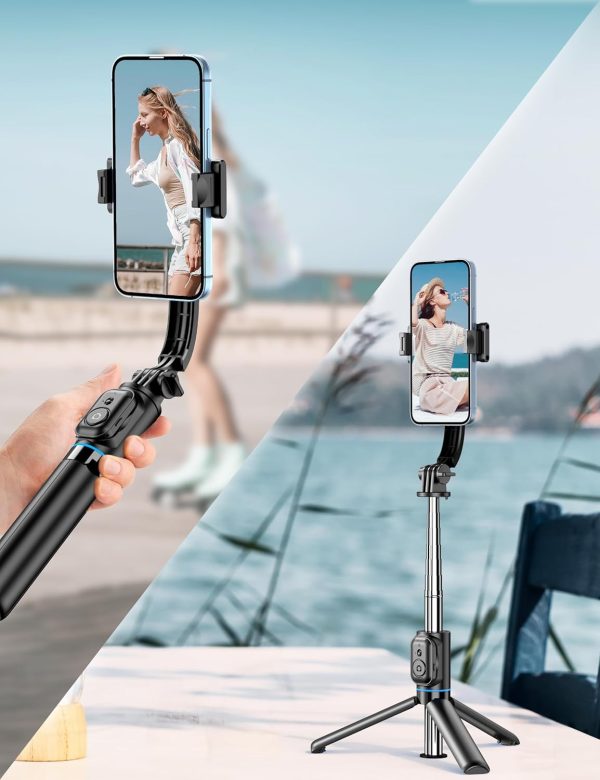 Selfie Stick, 41'' Extendable Phone Tripod Stand with Phone Holder & - Image 7
