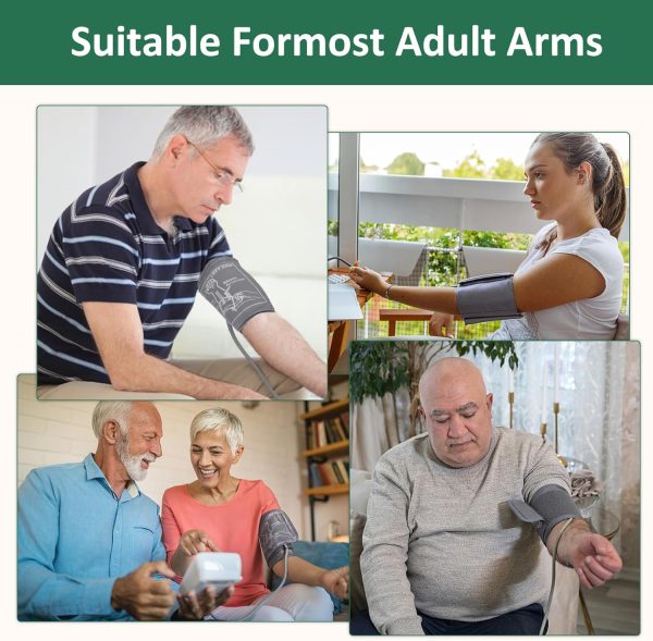9-21 Inches (22-52cm) Extra Large Blood Pressure Cuff, Compatible with - Image 6