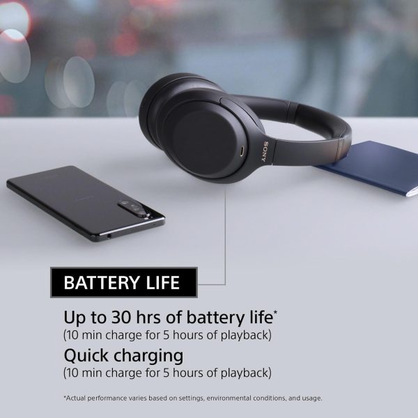 Sony WH-1000XM4 Wireless Premium Noise Canceling Overhead Headphones with - Image 7
