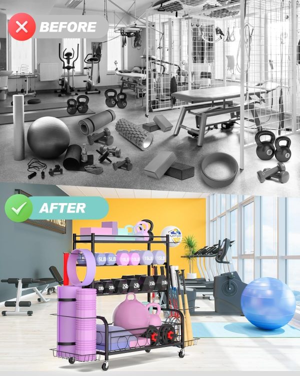 Dumbbell Rack, Weight Rack for Home Gym Dumbbells, Weight Storage Racks for - Image 6