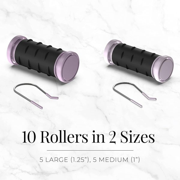 Remington Compact Ceramic Dual Voltage Hot Rollers for Long and Short Hair, - Image 5