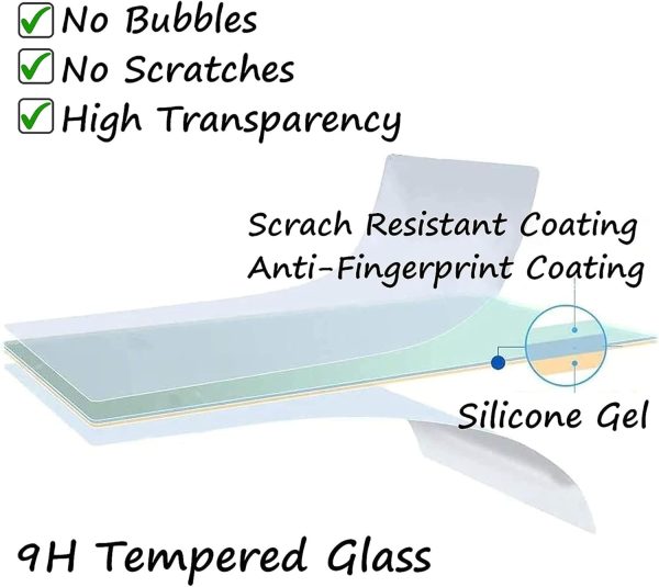 PCTC 3 Packs Tempered Glass Screen Protector Compatible for Sony ZV-E10 - Image 2