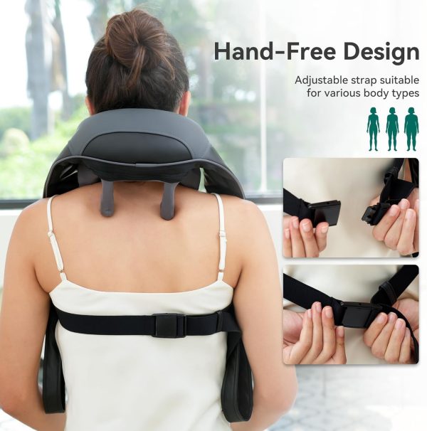 Snailax Cordless Neck Shoulder Massager with Soothing Heat, Upgarded 4D - Image 5