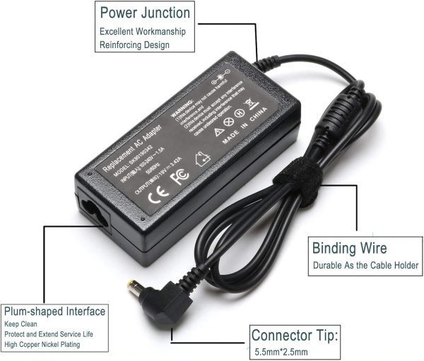 19V AC/DC Adapter Speaker Charger for Harman Kardon Onyx Studio 4 3 2 1 - Image 5