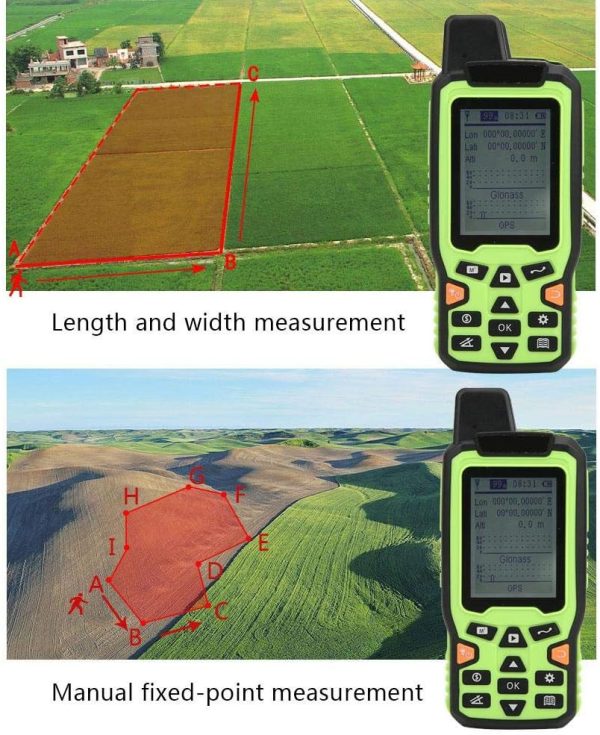 EM90 Handheld GPS Navigation Track, High Land Area Meter MeasuInstrument, - Image 3