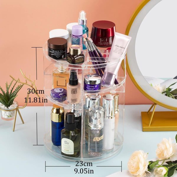 Argox 360° Rotating Makeup Organizer, Skincare Storage Box, Cosmetic - Image 4