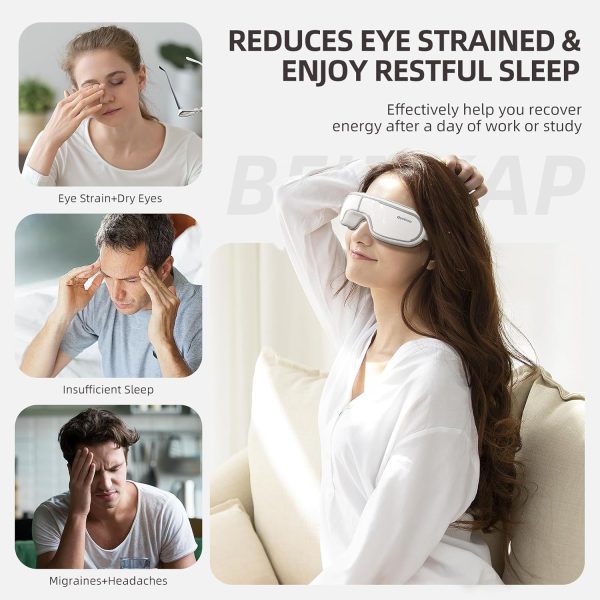 Eye Massager with Heat, Christmas Birthday Gifts for Women Eye Massager, - Image 3