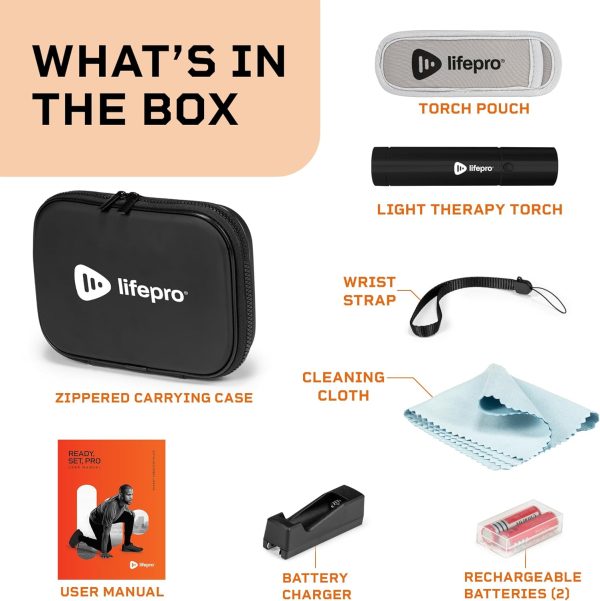 LifePro Infrared & Red Light Therapy for Body Joints & Muscles Pain Relief, - Image 4