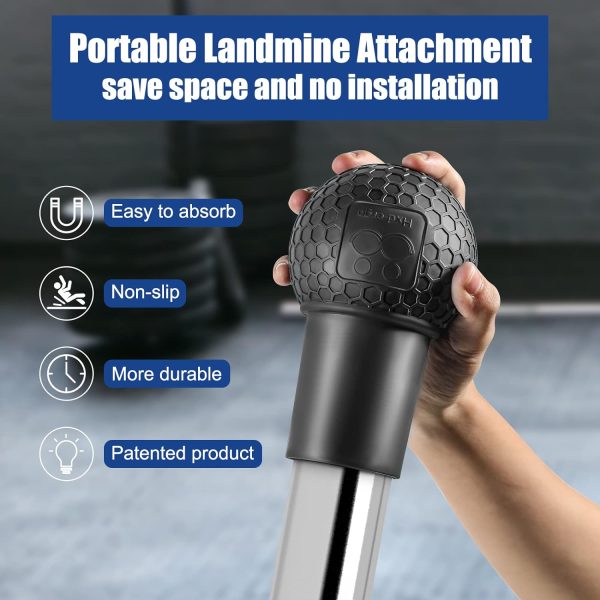 Landmine Attachment for Barbell, Barbell Bomb for Press, Row, Spin, Split - Image 3