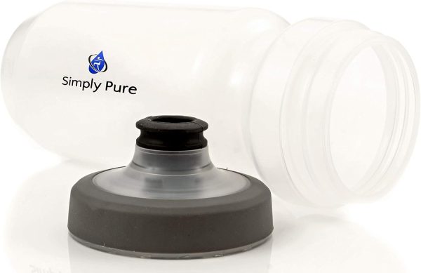 Simply Pure Purist 22 Oz BPA-Free, Sport & Bike Squeeze Water Bottle by - Image 3