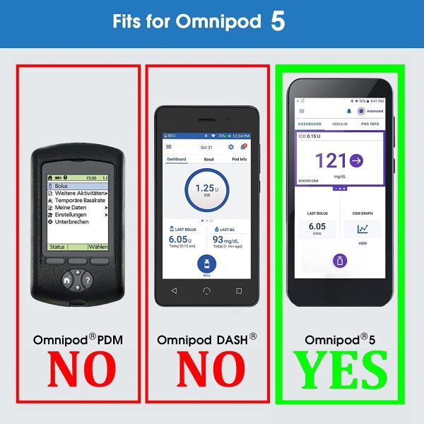 Mix Silicone Case for Omnipod 5 Receiver (Continuous Glucose Monitoring) - Image 3
