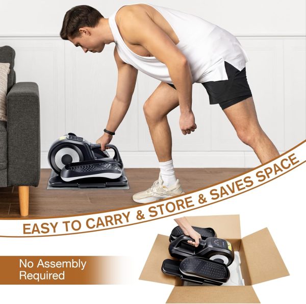 Under Desk Elliptical Machine Leg Exerciser Seated Machine Elliptical - Image 7