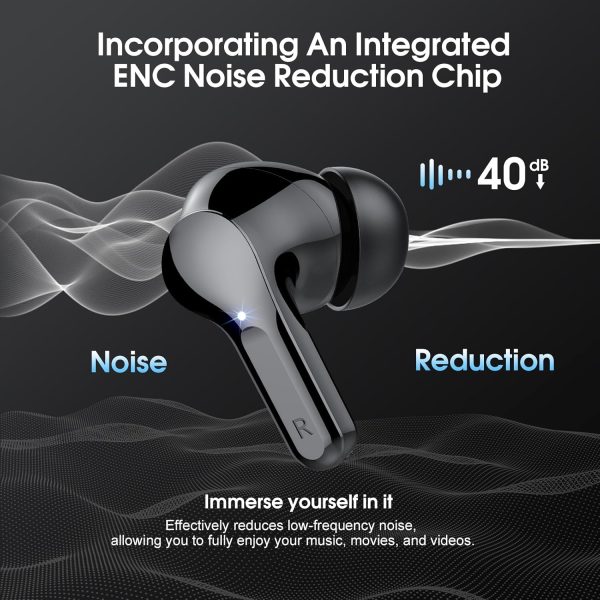 Wireless Earbuds, Bluetooth 5.3 Headphones HiFi Stereo, Bluetooth Earbuds - Image 3