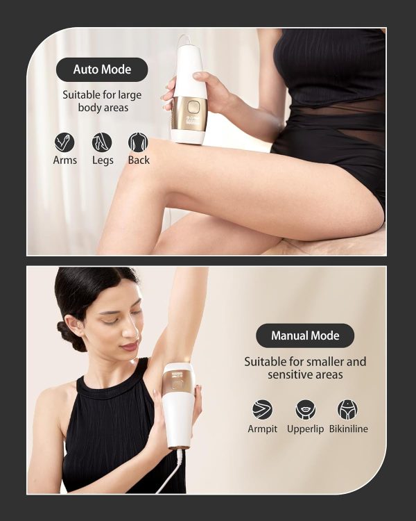 INNZA Laser Hair Removal with Ice Cooling Function for Women and - Image 7