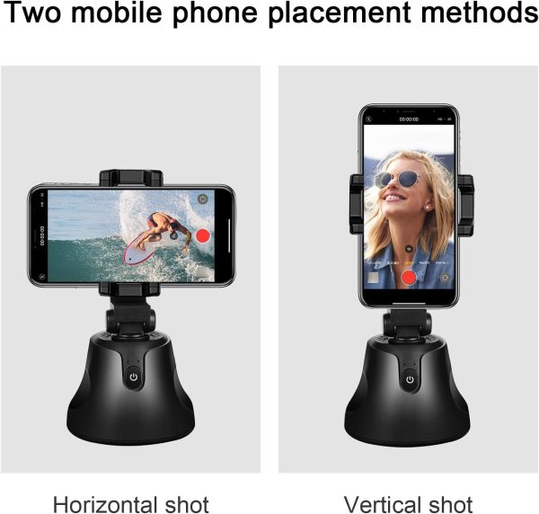 Gimbal Stabilizer for Smartphones - Auto Face Tracking Tripod 360° Rotation - Image 2