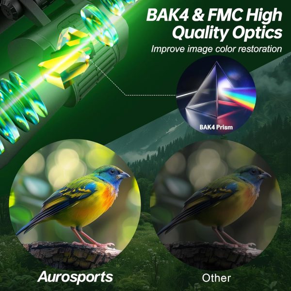 Binoculars for Adults High Powered - 20x70 HD Bird Watching Binoculars with - Image 5