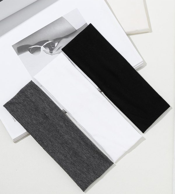 Multicolor Soft Fabric Headbands for Women - Elastic Non-Slip Head Bands, - Image 5